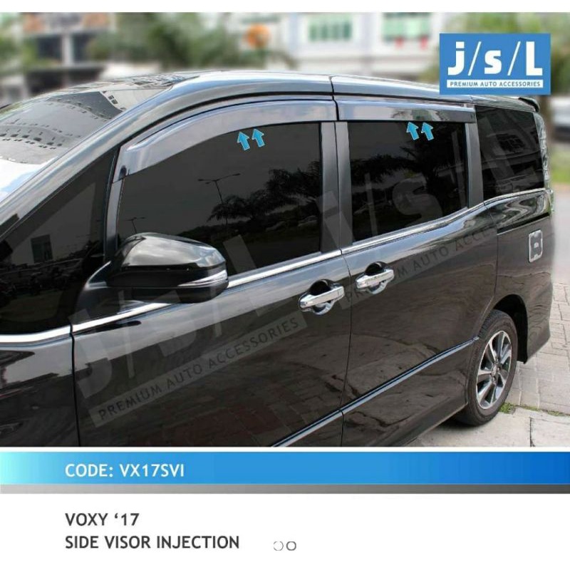 Talang air mobil voxy side visor model injection jsl