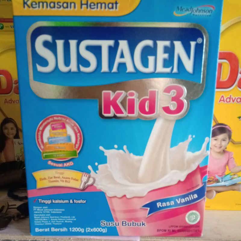 sustagen kid3 1200gr, Vanila