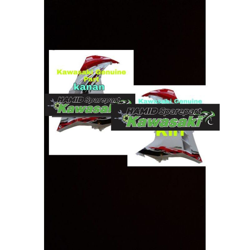 Cover body fairing sayap samping atas depan Ninja 250 fi 250fi 2013 ABS ORIGINAL KAWASAKI ori
