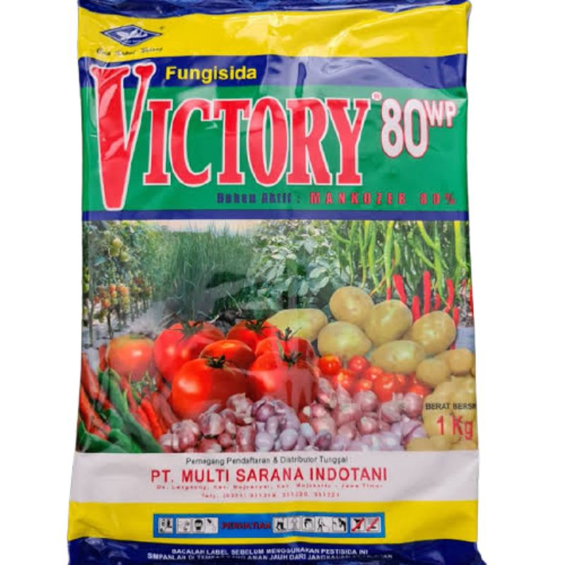 Fungisida Victory 80 WP bahan aktif Mankozeb 80% -Capinghijau-