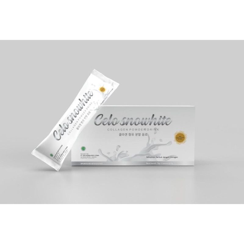 CELO SNOWHITE COLLAGEN DRINK 5 SACHET FREE GIFT READY STOCK CELO.BEAUTE
