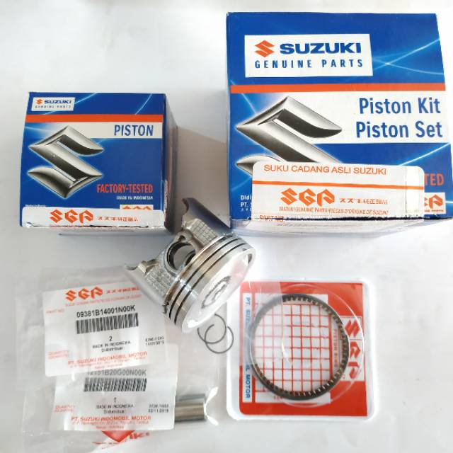 Piston Kit Shogun 125 New Original Suzuki SGP 12100-28G31-0F0-050-100