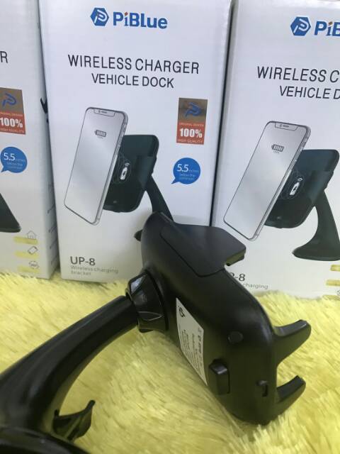 Car Holder Wireless Charger PiBlue UP-8 / Car Holder / Wireless Charger Android Ios / Iphone X