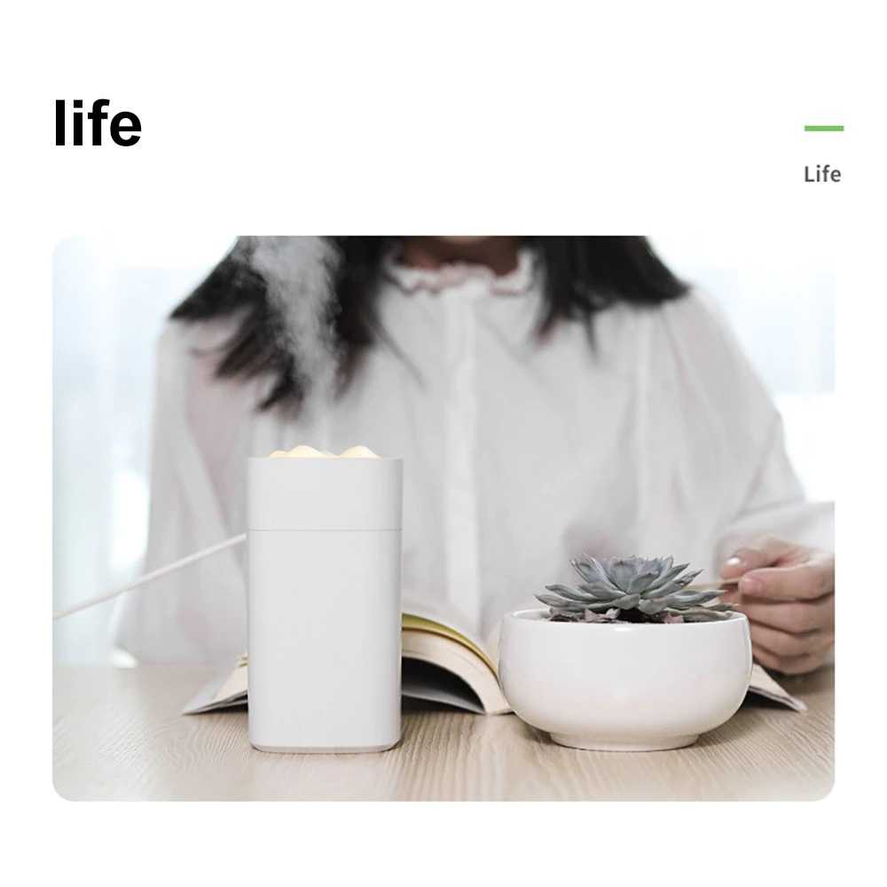 (BISA COD) RVOSTR  Air Humidifier Diffuser Pelembab Udara Lampu Tidur 350ml - S1