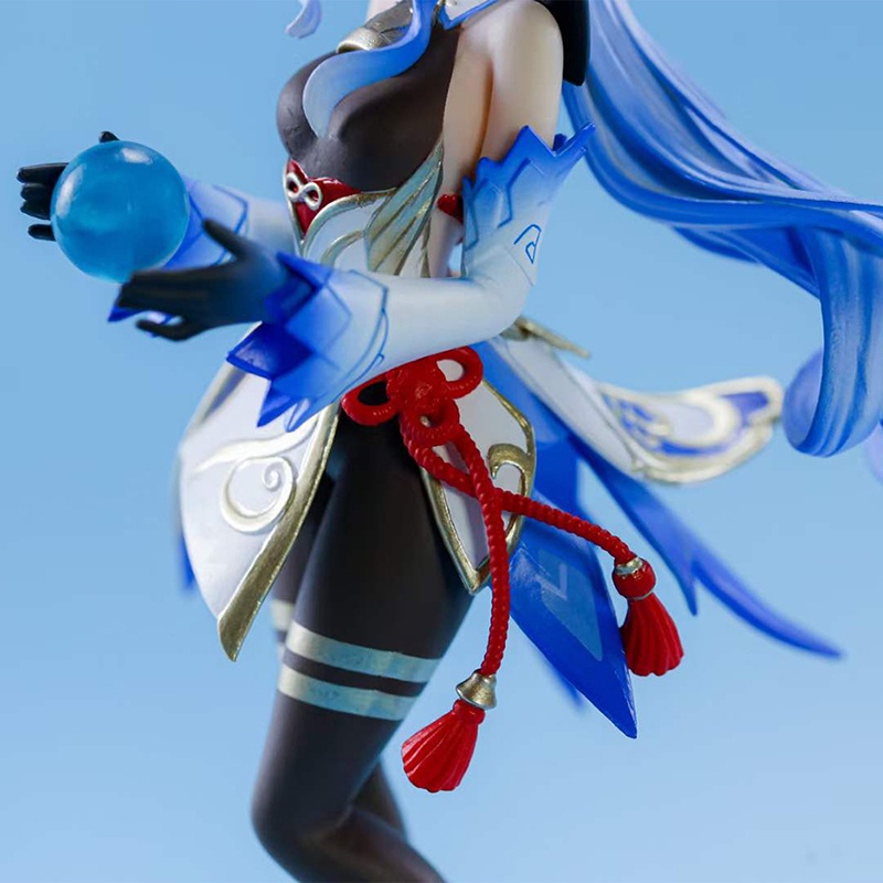 Action Figure Game Genshin Impact Ganyu Plenilune Gaze Ver Ukuran 23CM Skala 1 / 7 Untuk Koleksi