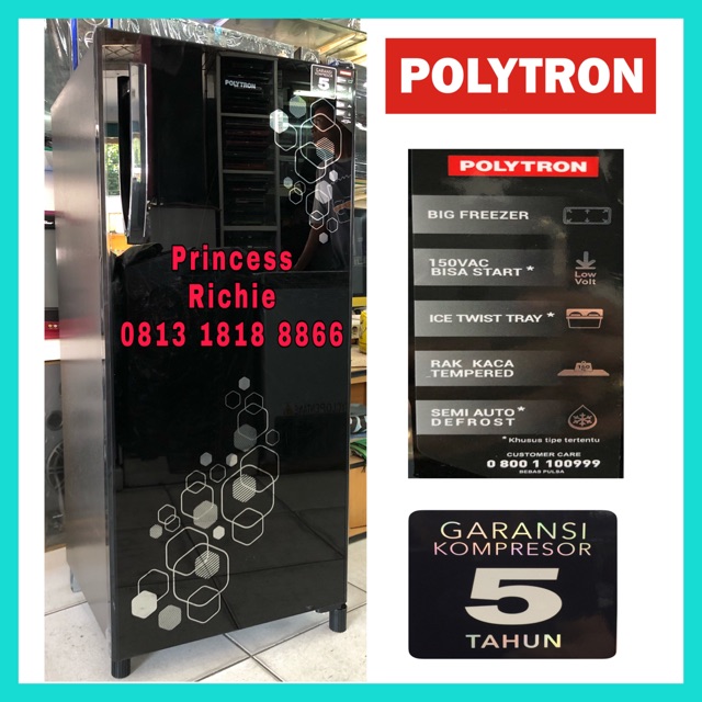 Kulkas Polytron 1 pintu PRA 18HH