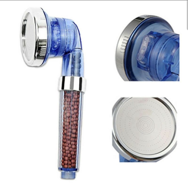 Kepala Shower / Head Shower ION Filter 3 Fungsi + Selang 140cm