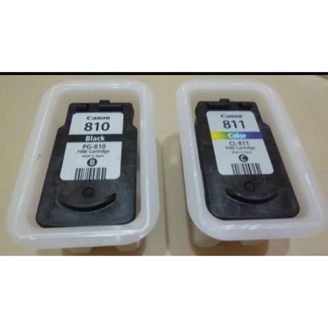 Cartridge Canon 810 + 811 Bekas Original