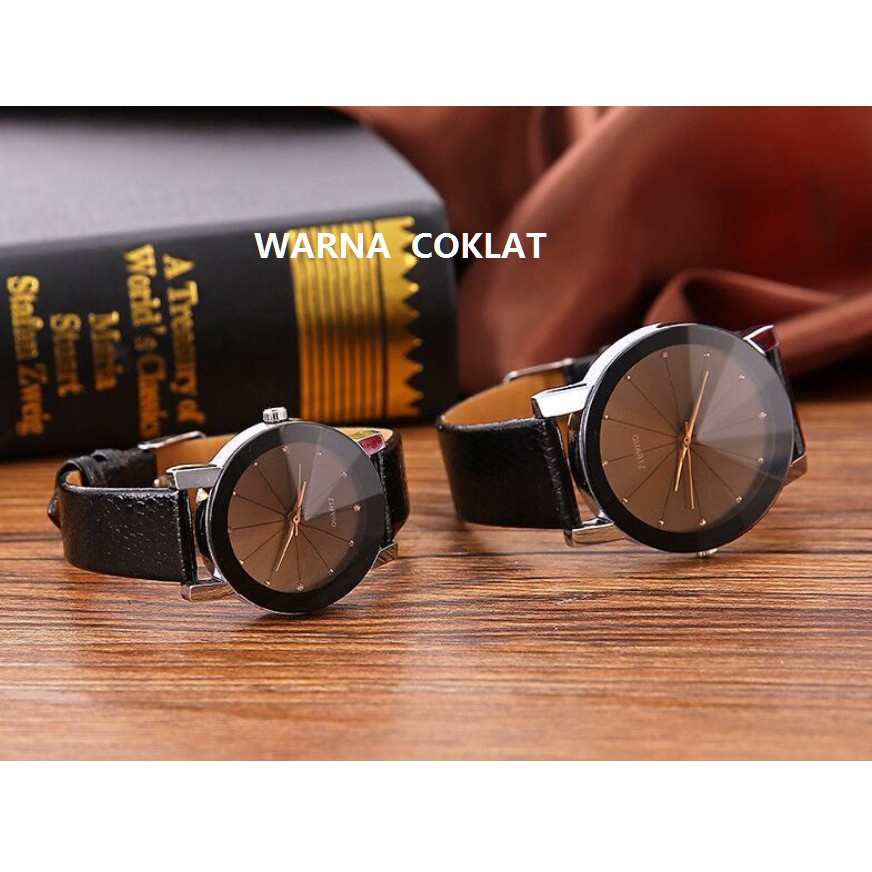 Jam Tangan Couple STAR (HARGA SEPASANG) Korean Style Analog Watch Women Watches Watch