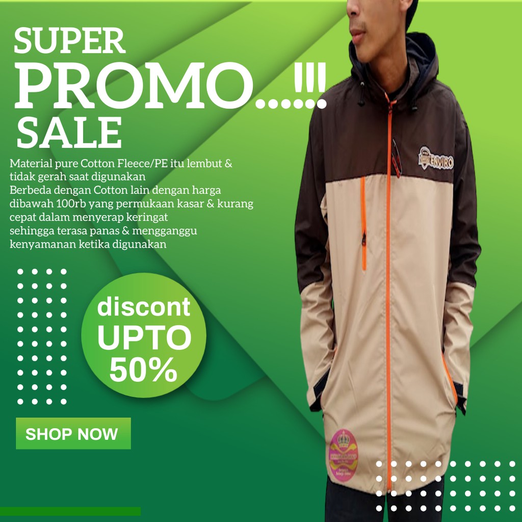 Enviro Jaket Outdoor Pria Original Enviro Kombinasi Coffe Saga Jaket Pria
