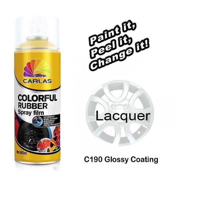 

Carlas Rubber Paint Clear Glossy Cat karet Carlas Warna Standar C190