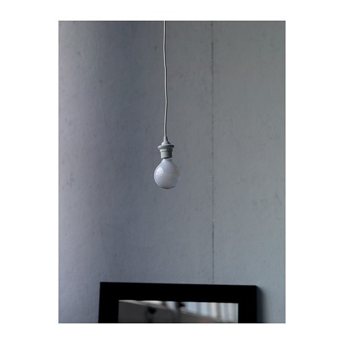 HEMMA Set kabel lampu gantung 1,8 m, putih