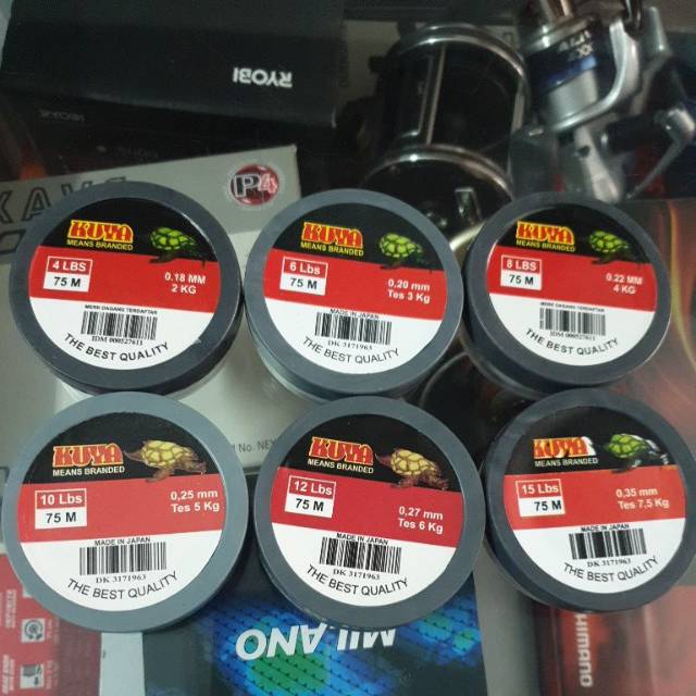 Senar Kuya 75M Asli (Semua Ukuran)