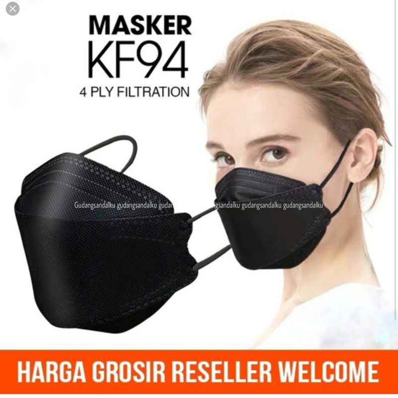 Masker KF94 4Ply Korea impor Convex Evo Abu Ungu Hitam Bisa Dicuci