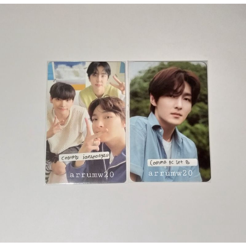 booked | zuho pc juho sf9 photocard | comma unit inseong jaeyoon zuho