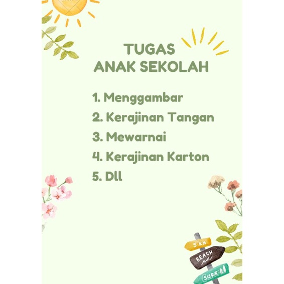 Kerajinan Tangan Anak SD,SMP, SMA