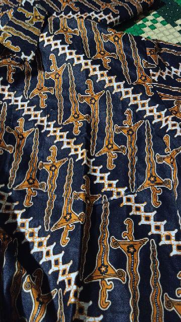 Distro Batik Hrb026 Kenongo Kemeja Tosca Panjang Pekalongan Padi Mlxl Sogan Tulis Halus Kemeja Batik