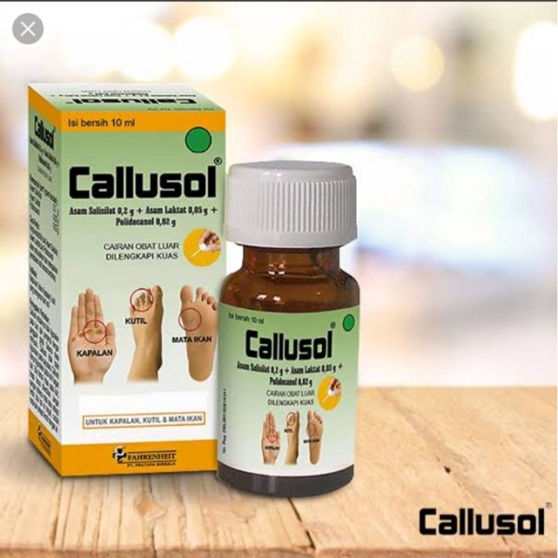 CALLUSOL CALUSOL OBAT KULIT MATA IKAN KUTIL GATAL GATAL BISUL