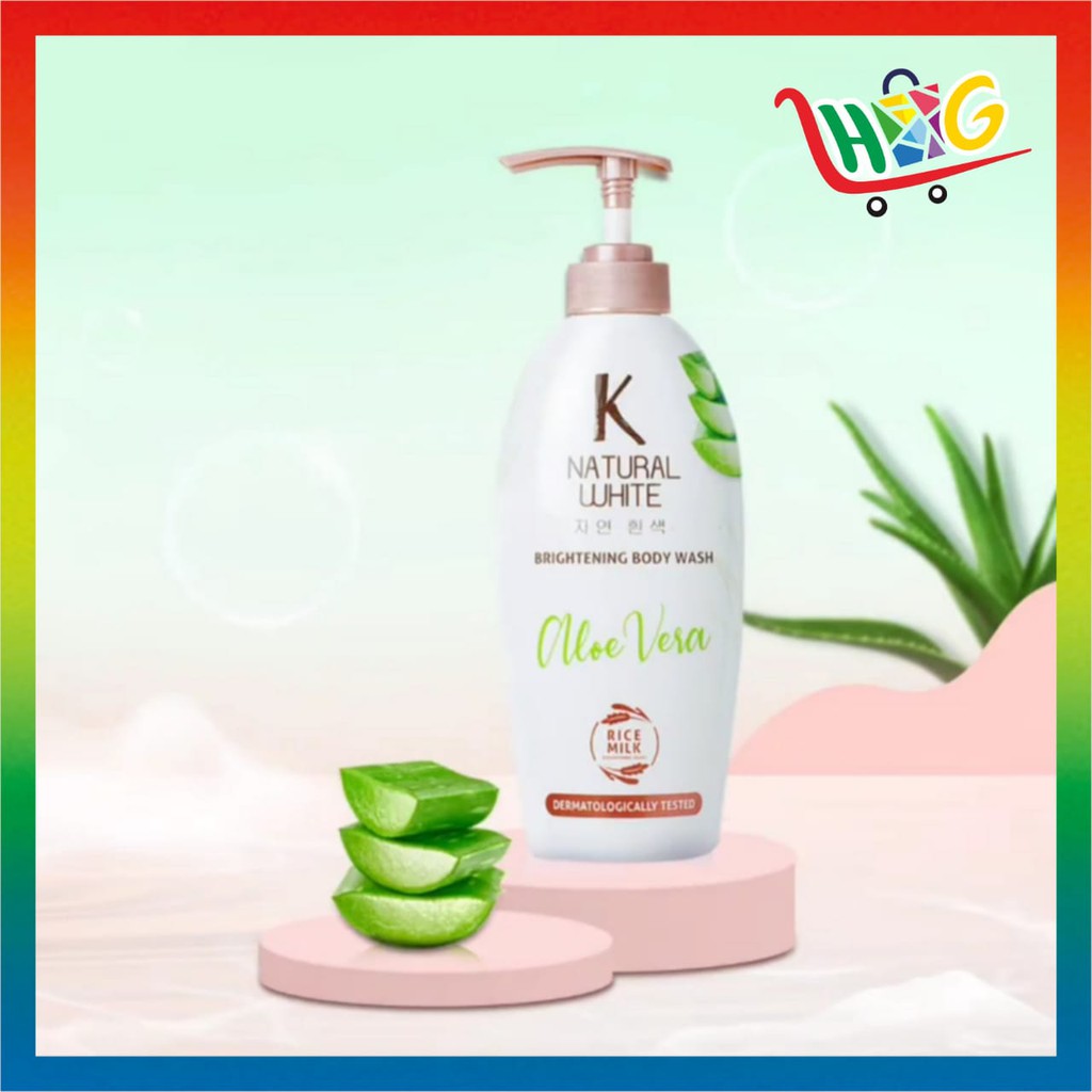 K Natural Bodywash White Bottle 500 ML