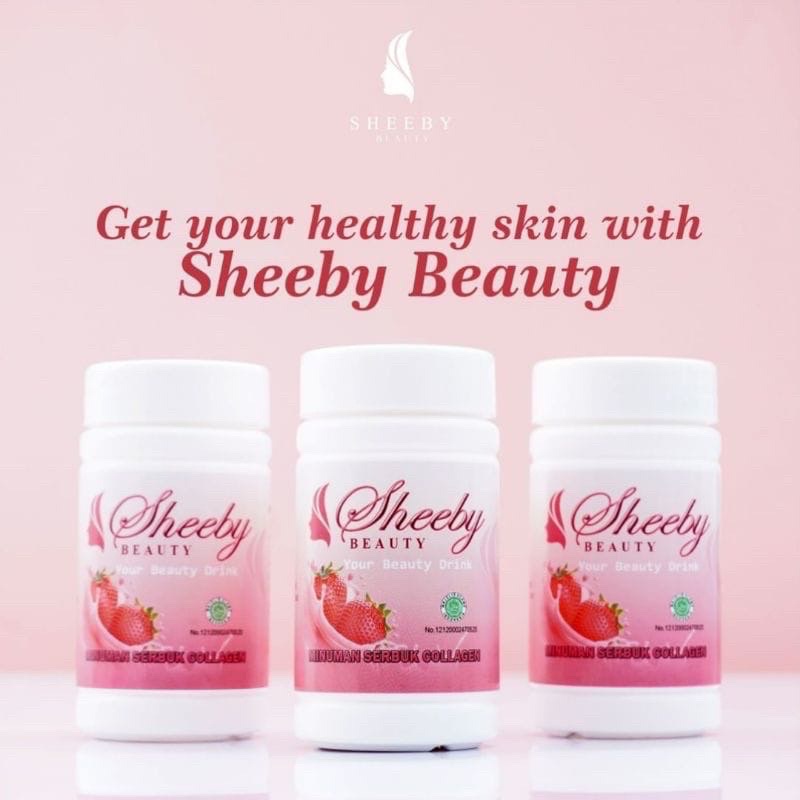 Sheeby Beauty Collagen drink - Sheeby collagen pemutih tubuh - Sheby collagen powder - Sheeby minuma