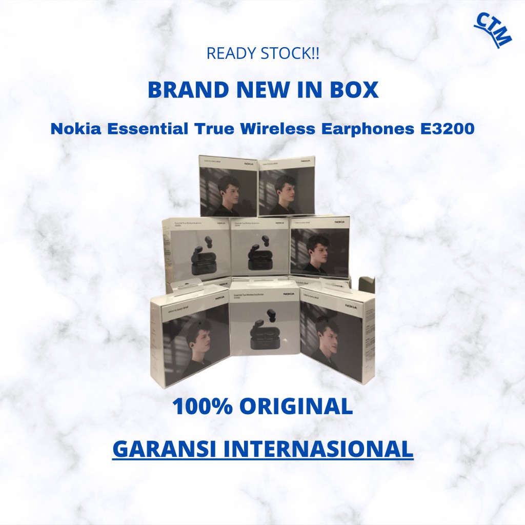 Nokia E3200 Earphones, Earbuds - Essential True Wireless - Garansi