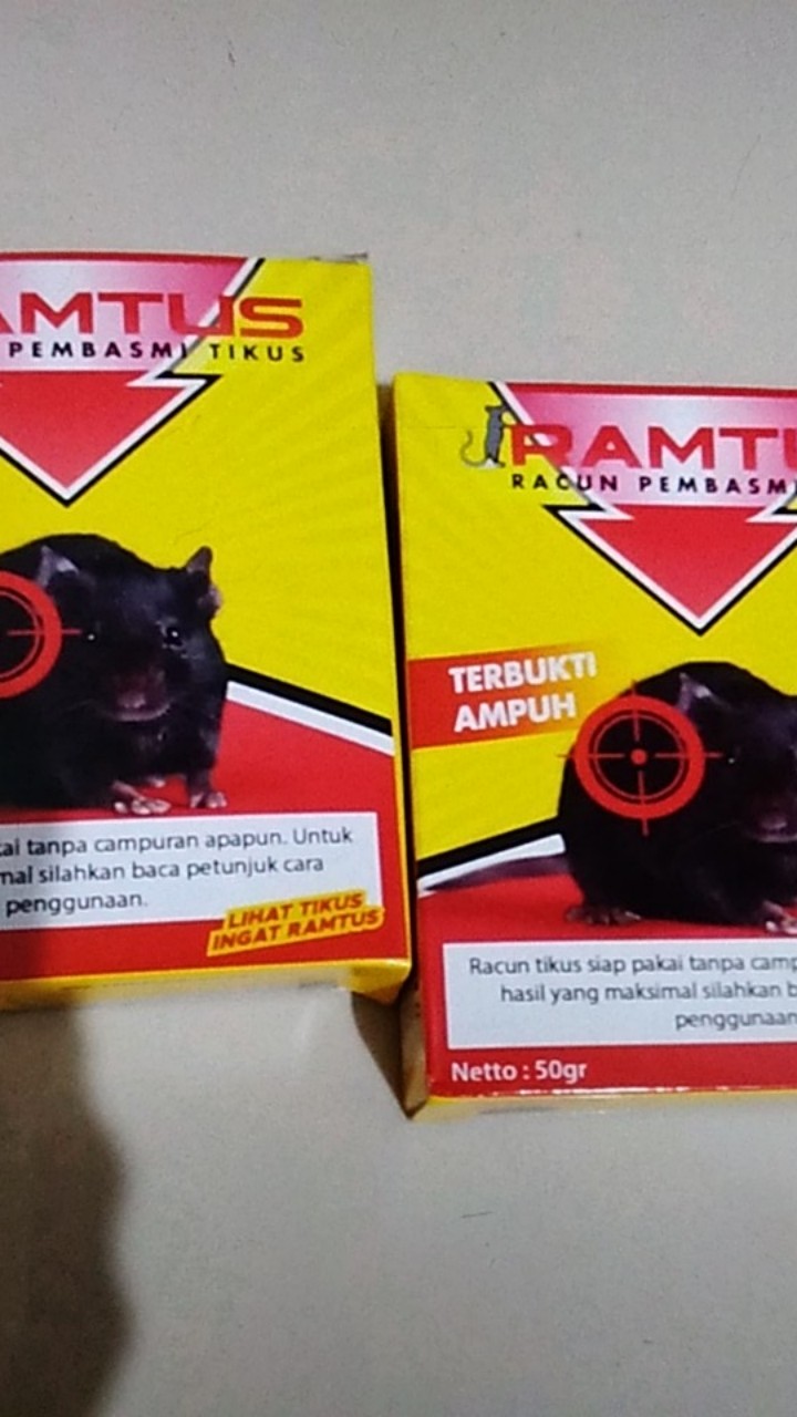 Ramtus Racun Tikus Got Curut Paling Ampuh Pembasmi Tikus Dirumah Racun Tikus Di Mesin Mobil 1 Pack