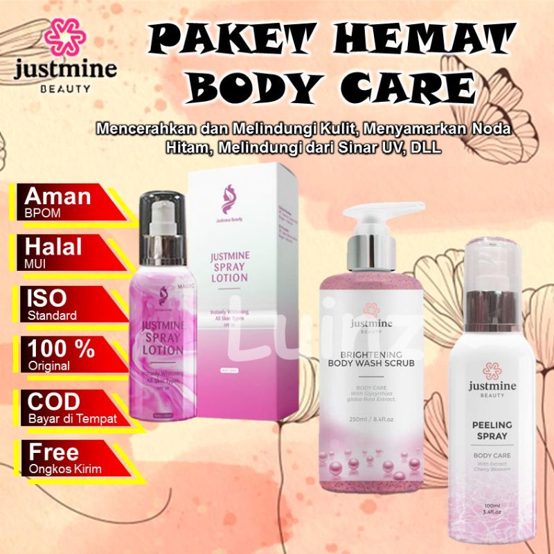 PAKET HEMAT BODY CARE JUTSMINE BEAUTY