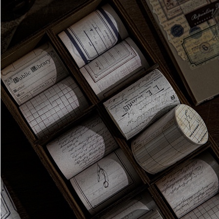 

HIME Washi Tape Vintage Theme Deco Jurnal Scrapbook Diary HI434