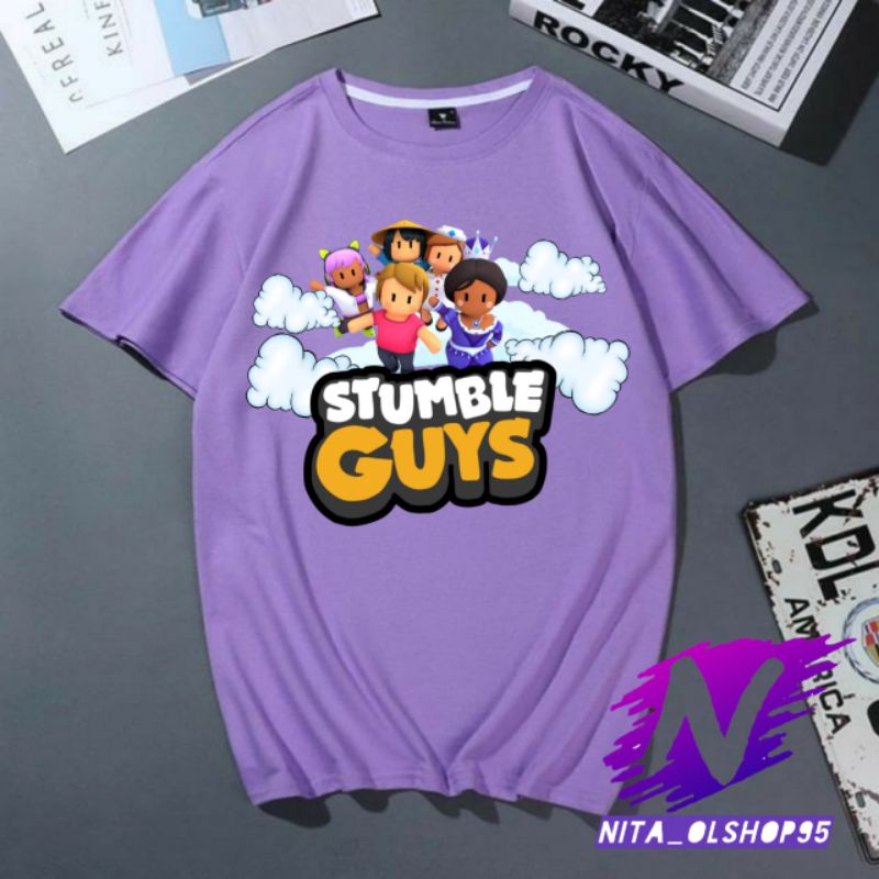 baju anak stumble guys adventur terbaru kaos stumble guys