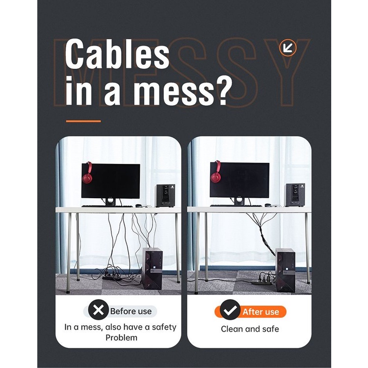 VELCRO STRAP MCDODO VS-0960 1m - Cable Organizer - Pengikat Kabel Serbaguna