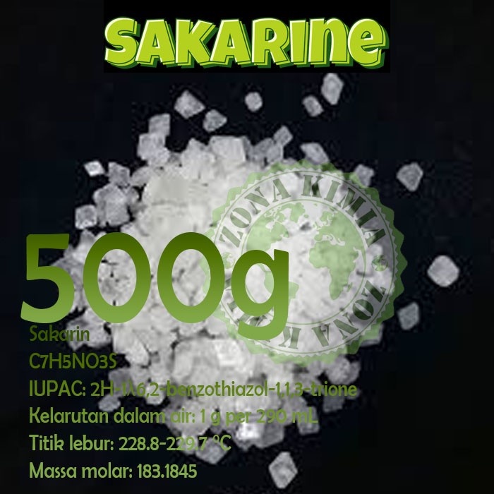 

Pemanis Makanan Sakarin 500gram Sakarine Saccharine Biang Gula