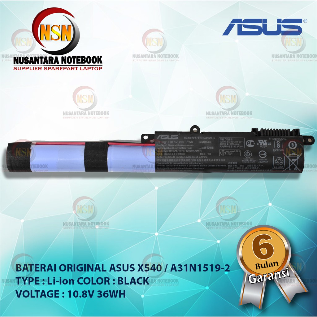 Baterai Original Asus X540 X540s / A31N1519-2