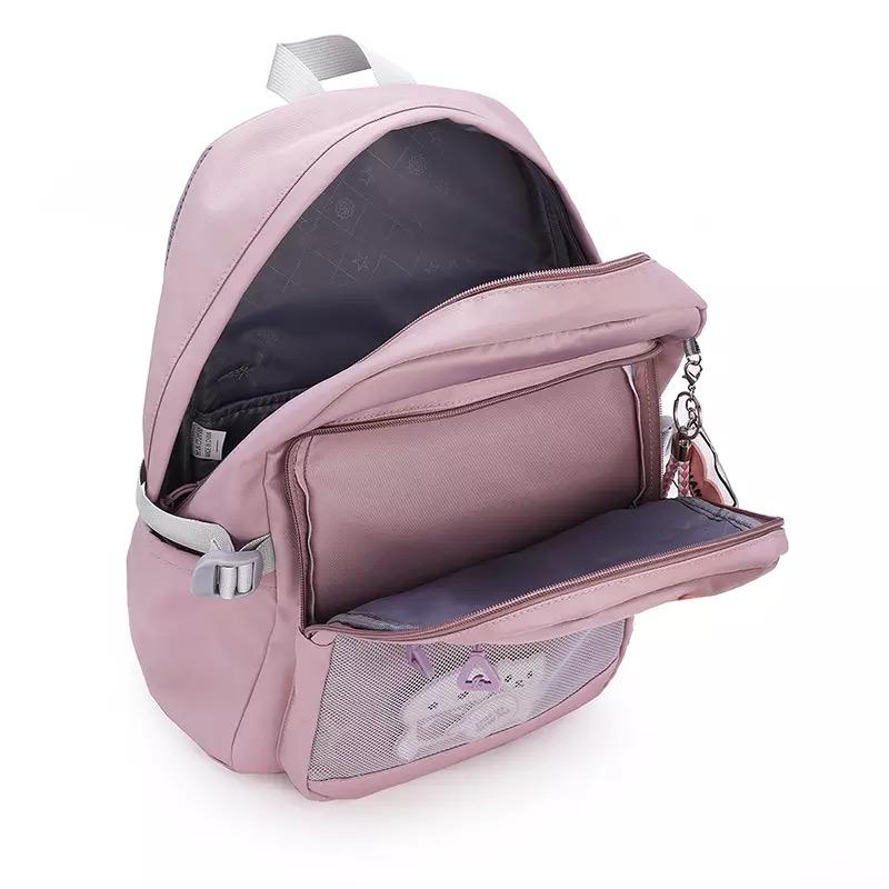 Tas Sekolah Anak Perempuan SD SMP Backpack Cewek Ransel Backpack Sekolah Kanvas Gendong Punggung