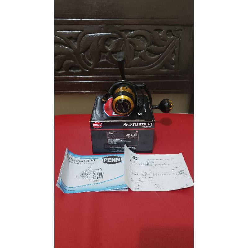 Reel penn spinfisher vi 3500 sudah upgrade gomexus handle