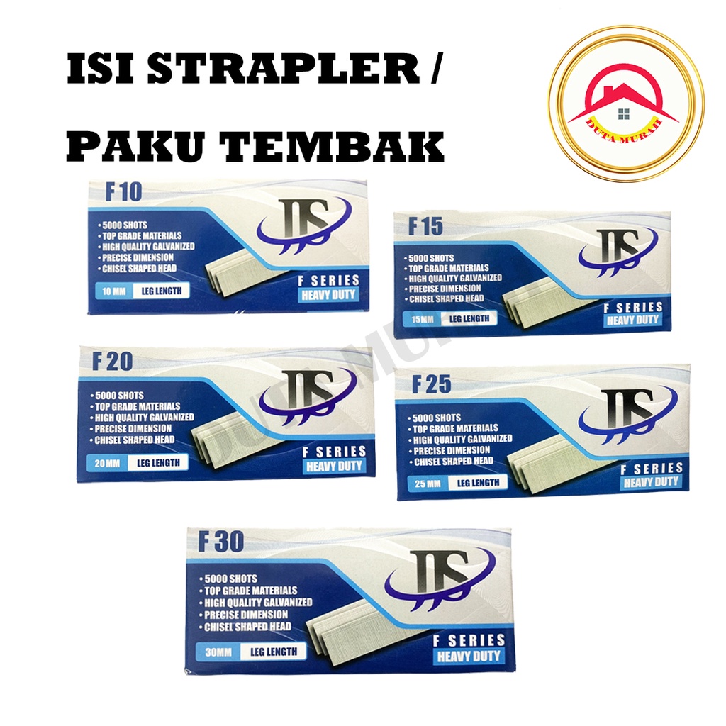 Isi Paku Tembak F25 / Refill Air Nailer F25 Model Lurus