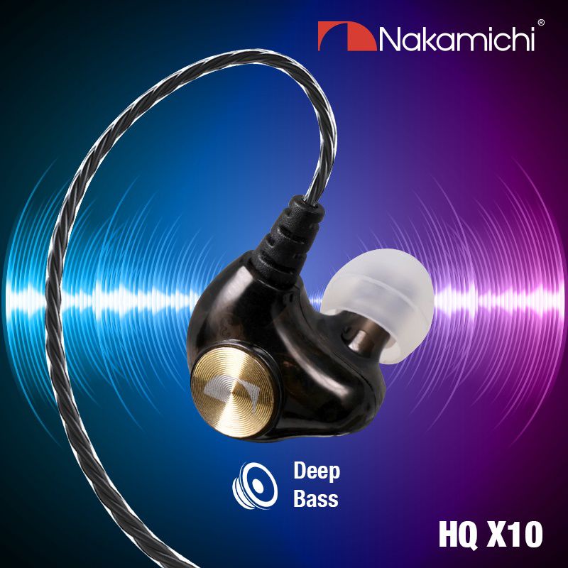 Nakamichi HQ X10 Dinamic Driver in Ear monitor Wired Earphone