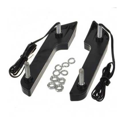 Lampu DRL 6 LED, Model L Dual Chip Supwerwhite Limited