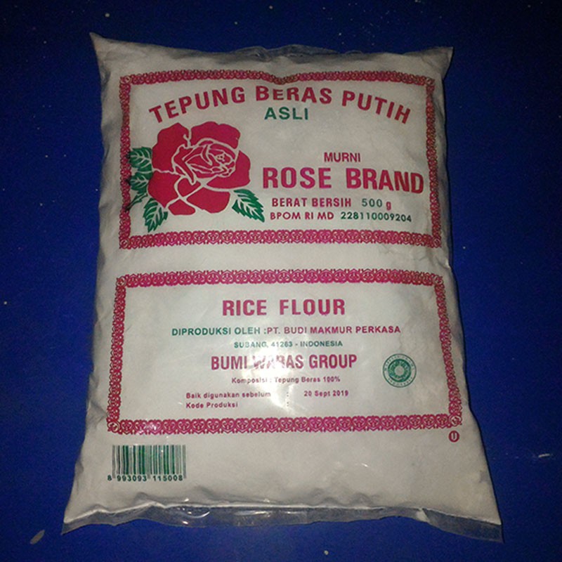 

Tepung Beras Putih Rose Brand Asli 500gr
