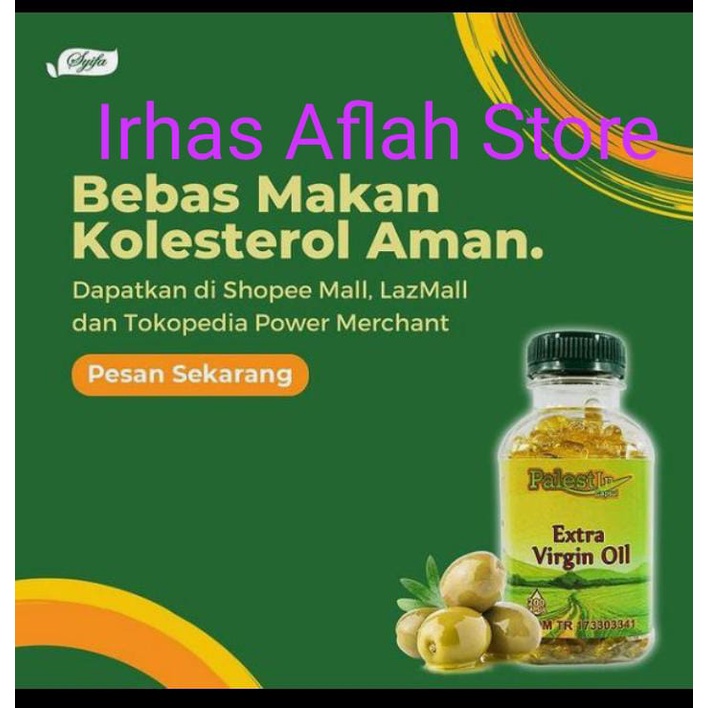 EXTRA VIRGIN OIL PALEST IN | MINYAK ZAITUN PALESTIN 200 KAPSUL