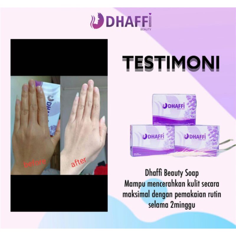 Sabun Dhaffi beauty soap / Sabun / Beauty /Perawatan / Kecantikan / Perawatan kulit /perawatan tubuh