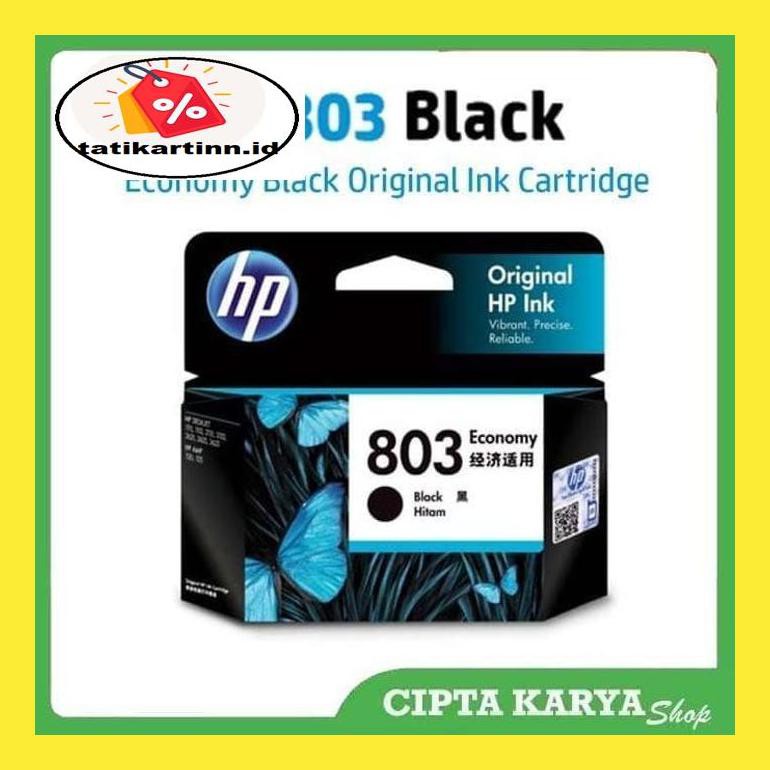 

740Dpppt Tinta Hp 803 Black Ink Cartridge Original 100% 8D6Mpt0P