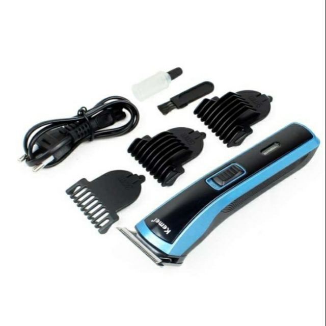 Kemei Trimmer KM-418 Alat Cukur Rambut Kumis Jenggot Cas