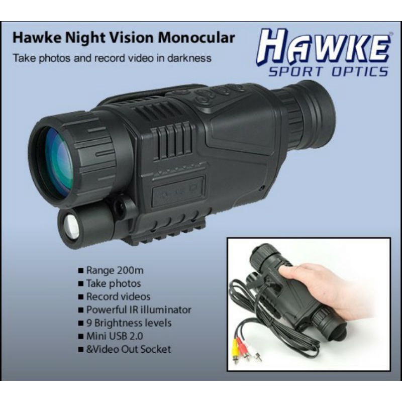 teropong  monocullar mode malam hari/night vison