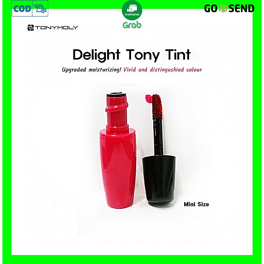 Lip Tint Tony Moly Delight Tony Tint - Apple Red Mini Size