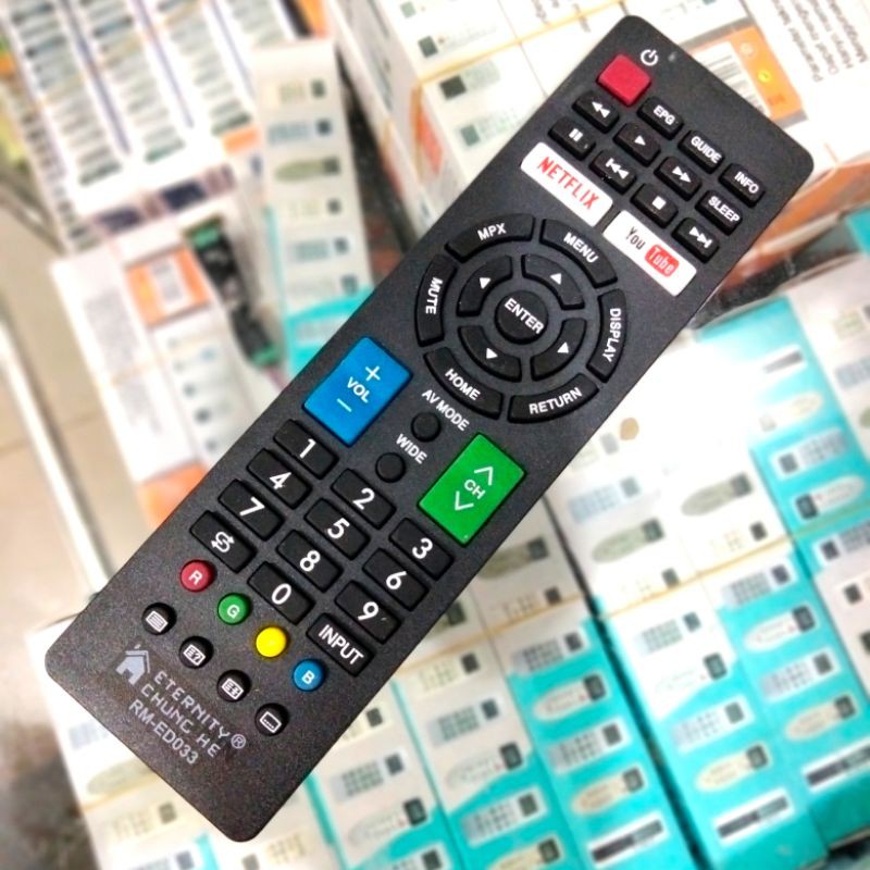 Remot Remote TV smart Sharp Netflix YouTube Sharp LED