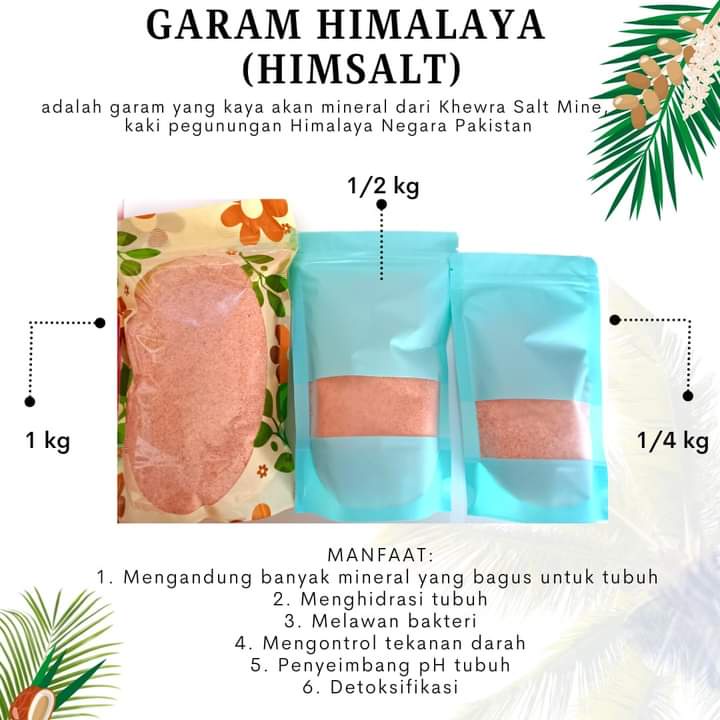 

Garam himalaya/garam himalaya original /himalaya/himalayan salt/garam 500g/garam himalaya 500gr/garam himalaya asli original 500gram 1/2kg /garam himalayan