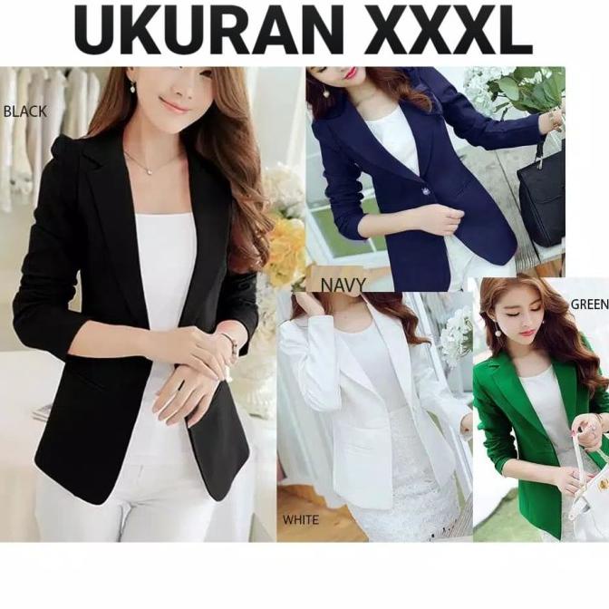 BLAZER JUMBO BIGSIZE FORMAL WANITA KANTOR