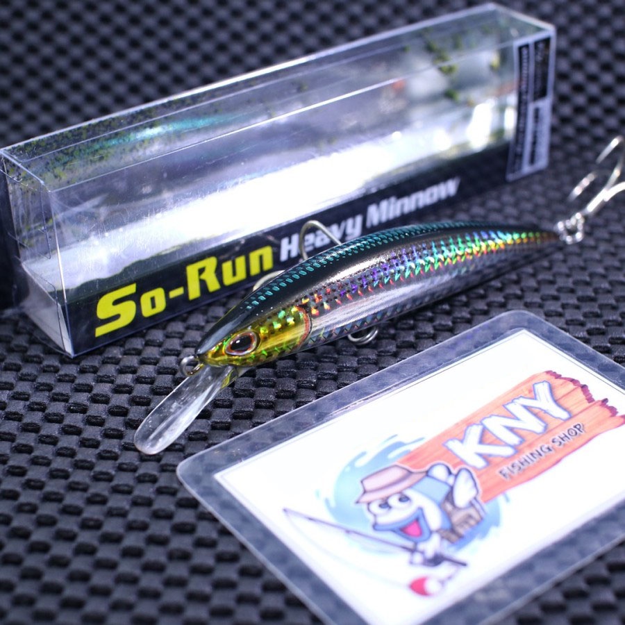 Storm Gomoku So Run Heavy Minnow 110mm TAM BAN Lure Umpan Mancing