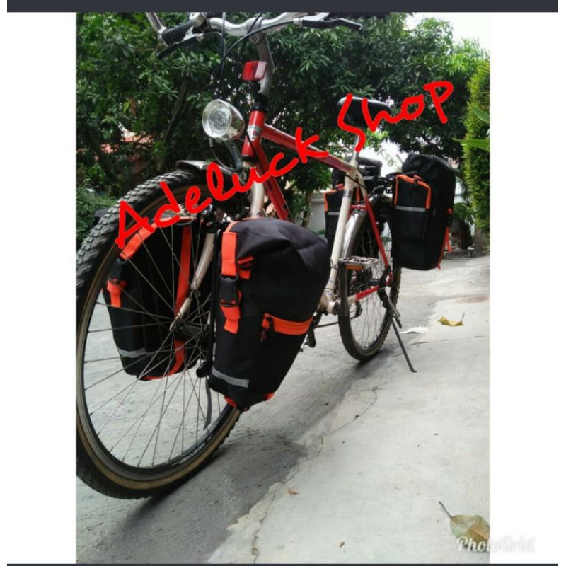 Tas Touring Sepeda Pannier Bag Paket depan belakang