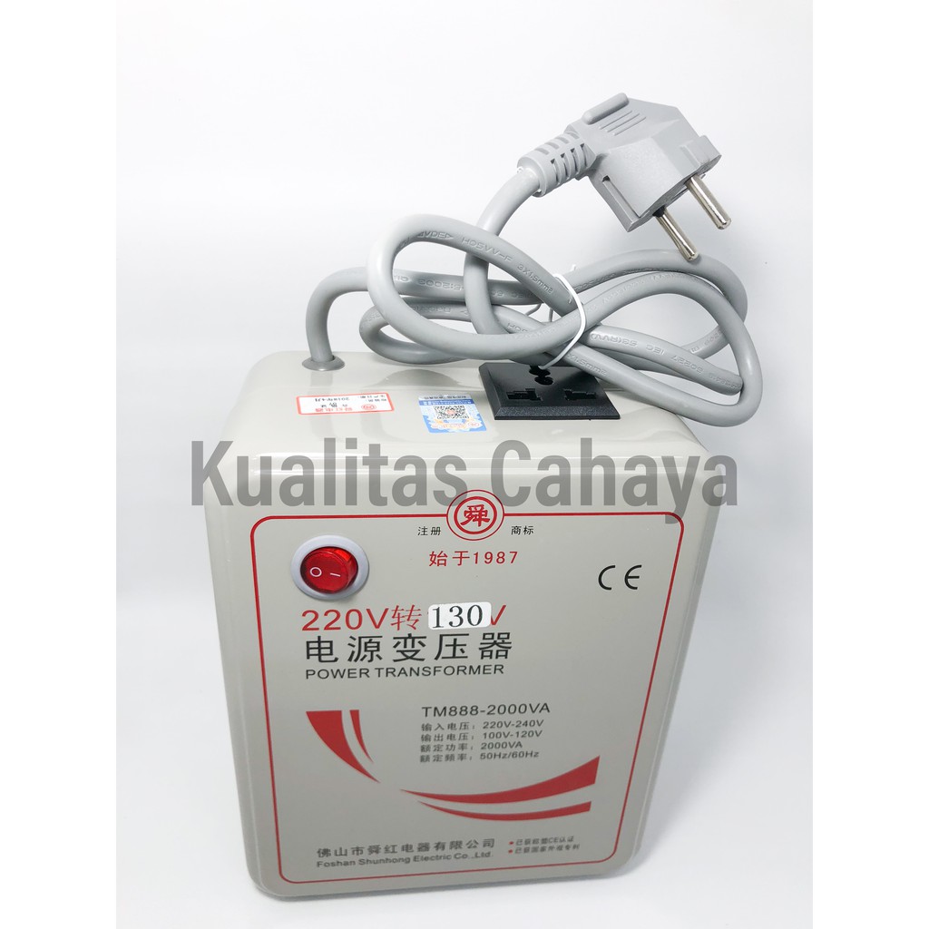 Trafo Stepdown 2000 Watt 105v-127v Mulus Terjamin Kualitasnya